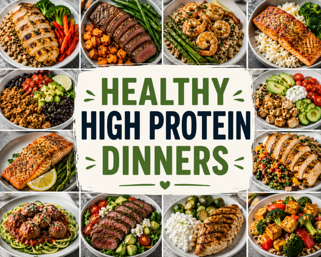 Healthy High Protein Dinners
