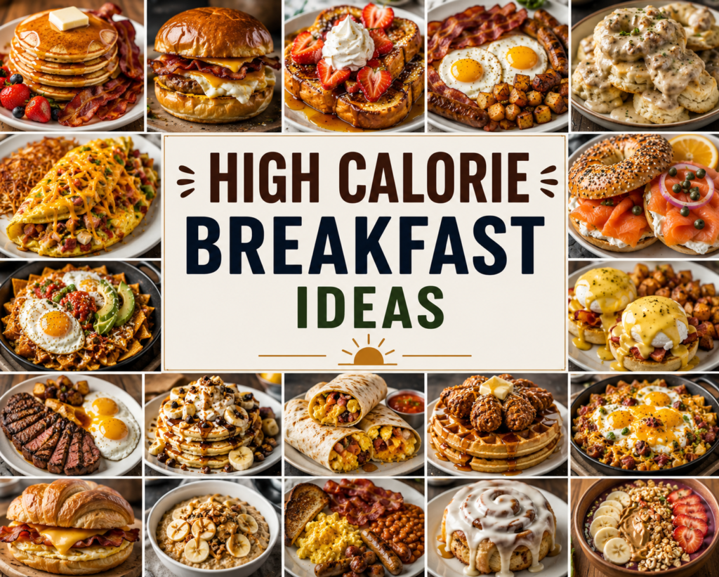 High Calorie Breakfast Ideas
