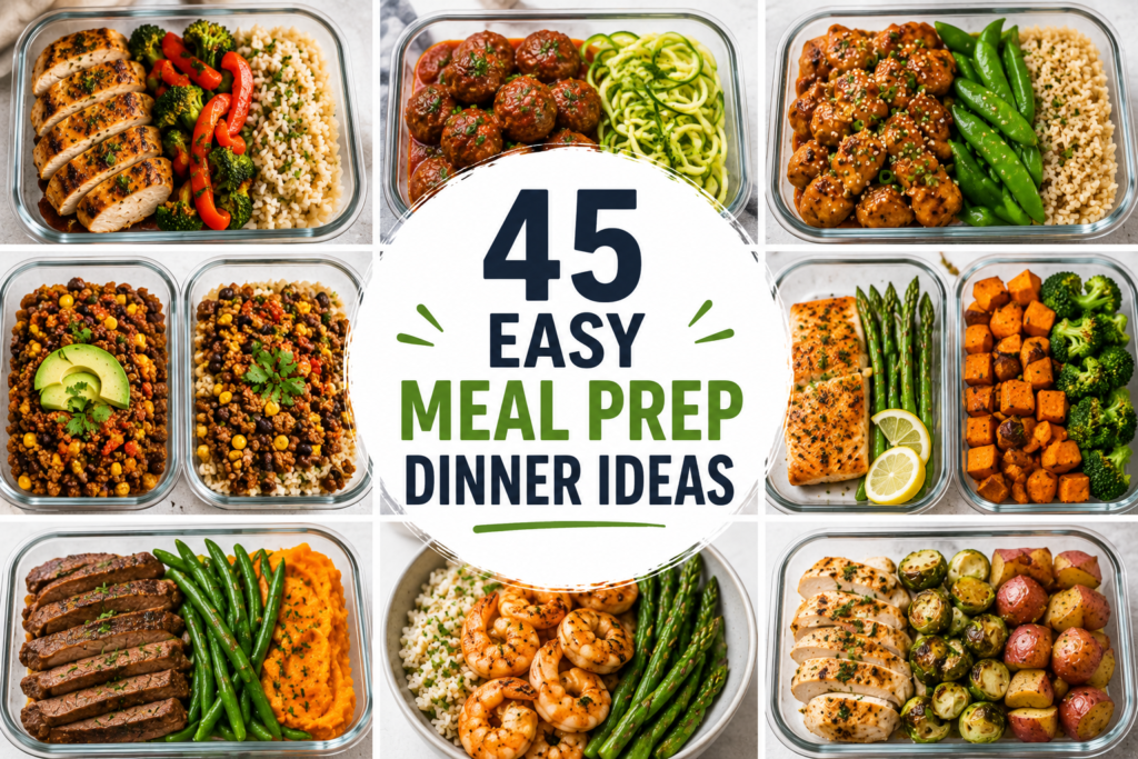 Meal Prep Dinner Ideas