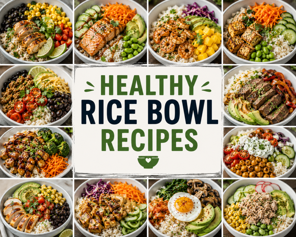 Healthy Rice Bowl Recipes